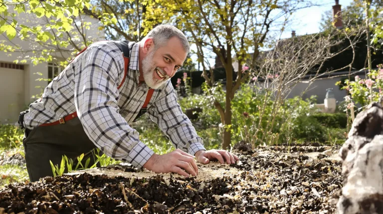 Avant de tondre en avril, cet ajout au sol rend la pelouse plus épaisse, sans mousse et aide les abeilles