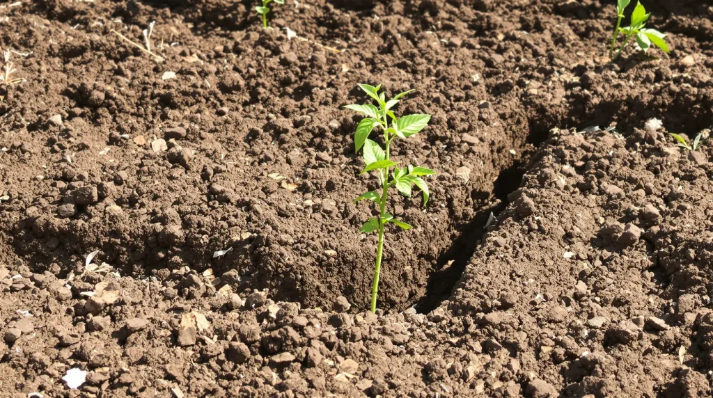 « Tu plantes tes tomates debout ? » : depuis qu'un voisin m'a montré la position couchée, mes plants sont désormais nettement plus vigoureux